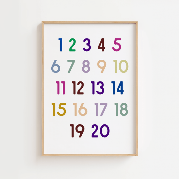 1-20 Tal Plakat