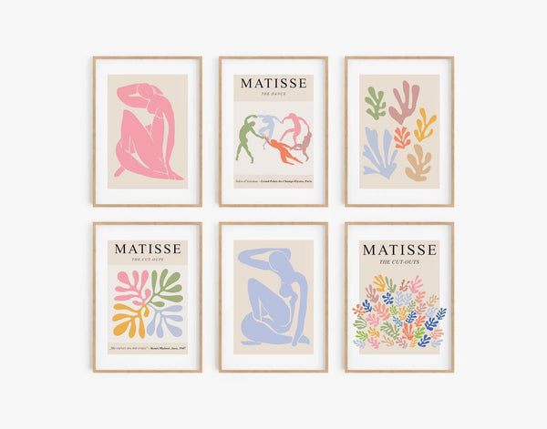 Henri Matisse er manden bag nogle af verdens mest kendte plakater. Sammen med Pablo Picasso har de skabt den ideelle plakat til stuen, hjemmet og værelset. De populære plakater kommer i Orange, Lyserød, Blå, Grøn & også i de helt store størrelser som 70x100 & 50x70. Der kan tilkøbes ramme & Berggruen på tilbud.