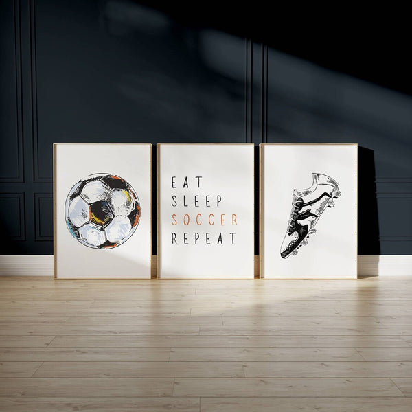 Fußballschuhe-Poster