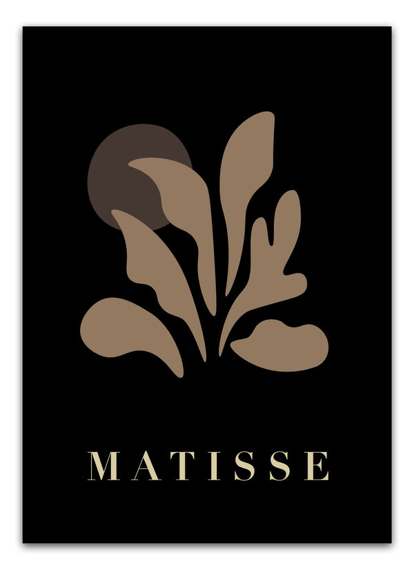 Galerie Matisse plakaten hylder den verdensberømte kunstner Henri Matisse med et design,