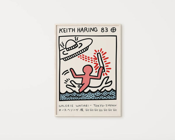 Galerie Watari - Keith Haring Plakat | Japanske plakater