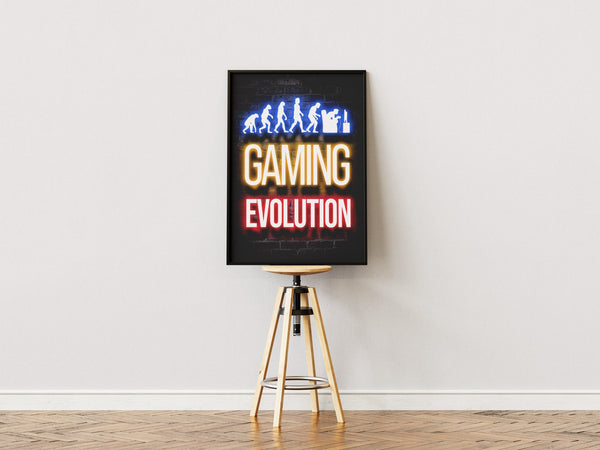 Gaming Evolution - Gaming Plakat
