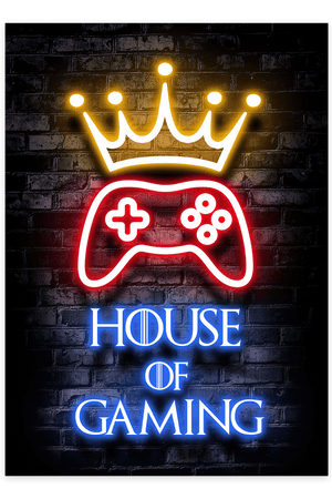 House of Gaming - Gaming Plakat