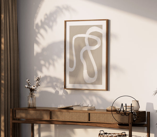 Nur ein Linienplakat