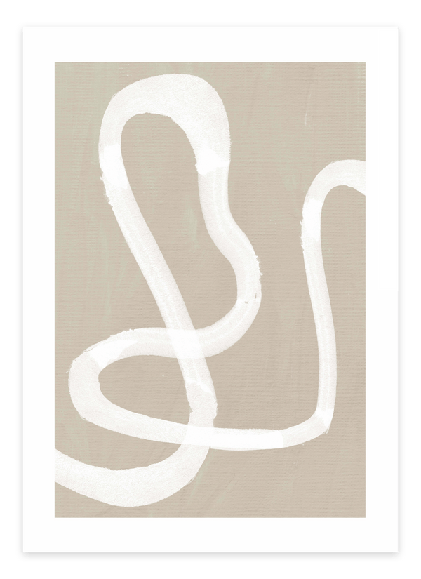 Nur ein Linienplakat