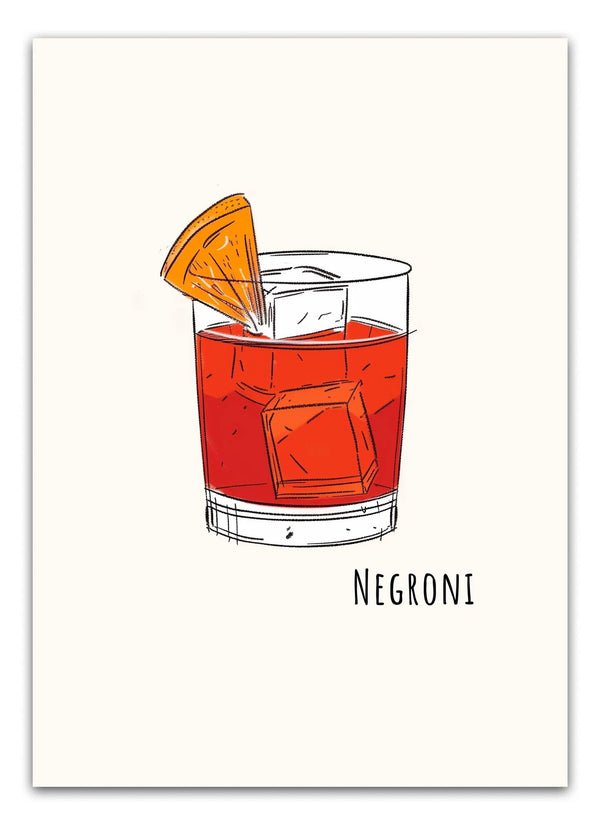 Only Negroni poster plakat Ellens Shop