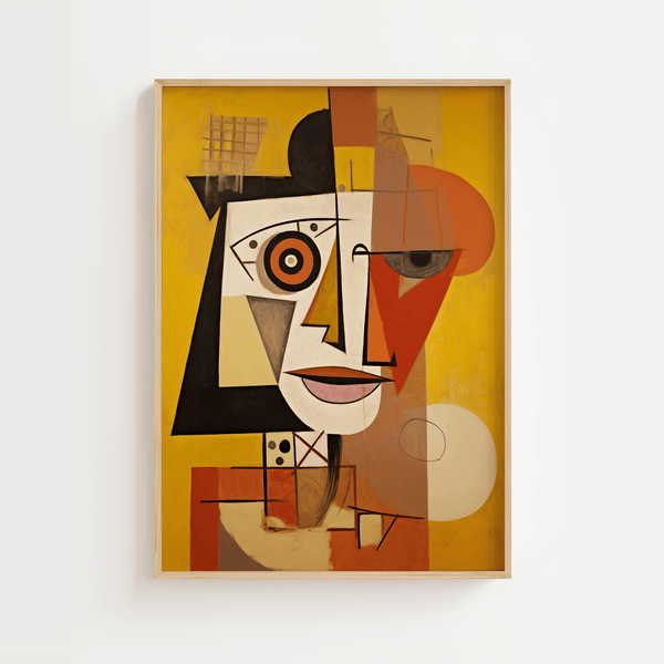 Selvportræt Kubisme 1) - Picasso Plakat