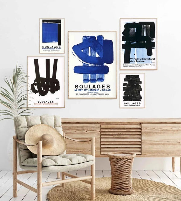 Pierre Soulages Plakater