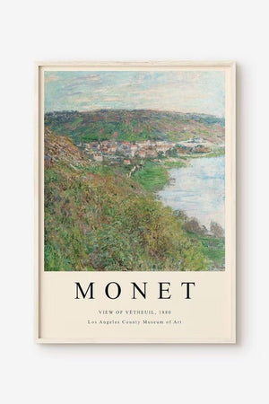 View Of Vétheuil - Claude Monet Plakat