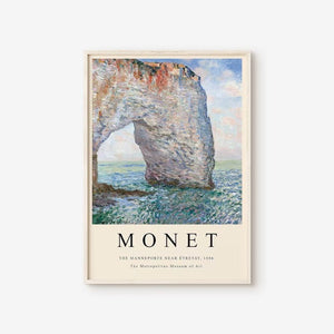 The Manneporte Near Étretat - Claude Monet Plakat