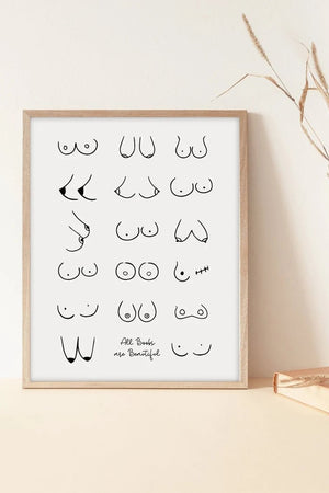 "All Boobs Are Beautiful" Plakat