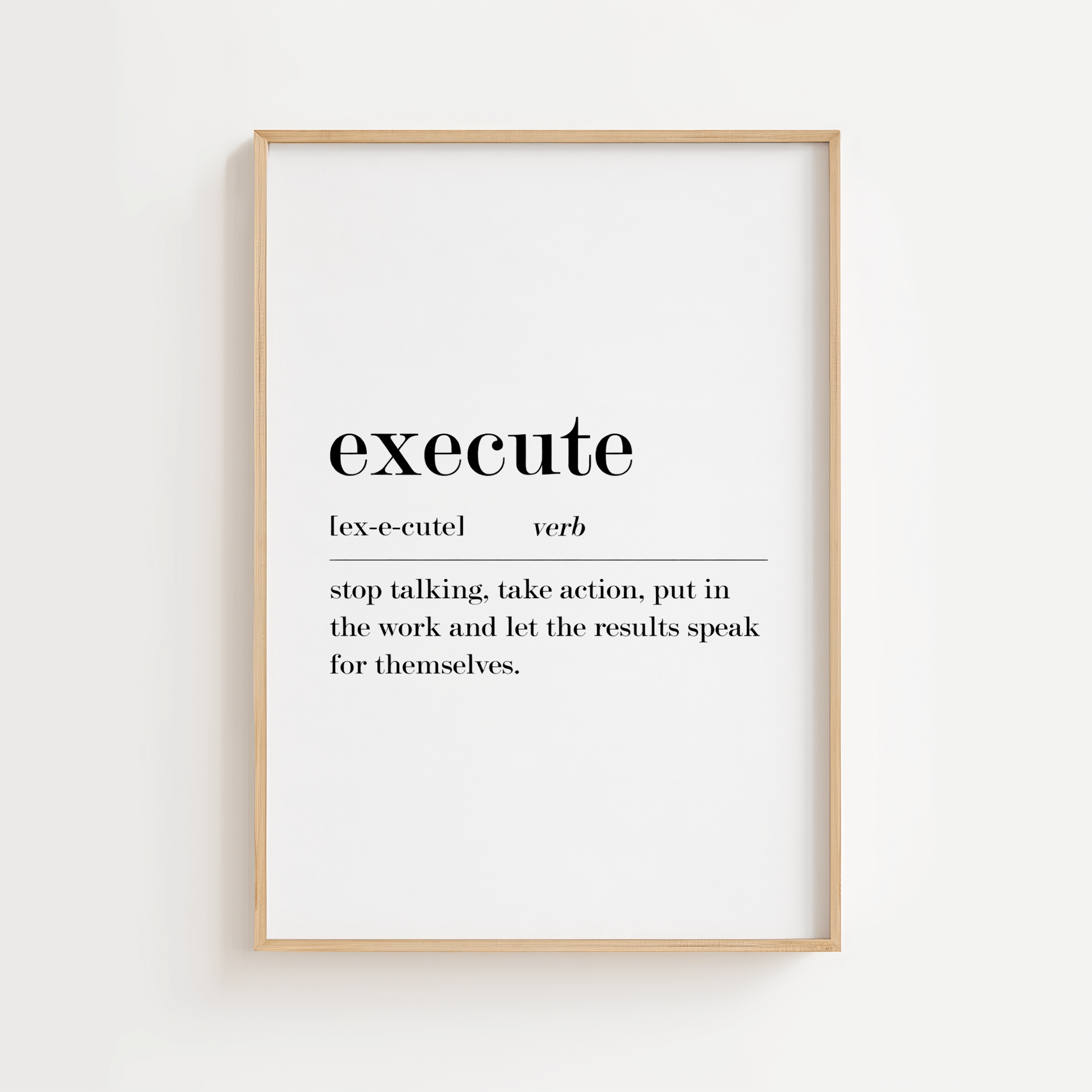 Execute Def Citat Plakat |
