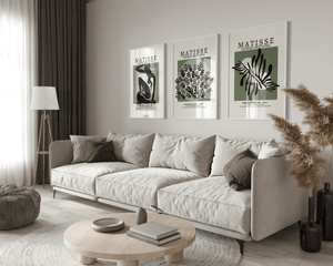 Grøn Matisse Plakat | "Femme Madame" poster - Til hjemmet