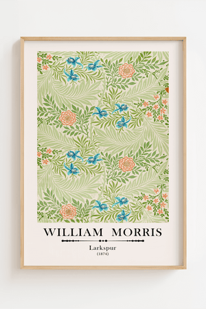 William Morris - Larkspur Plakat