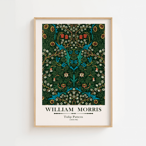 William Morris - Tulip pattern Plakat