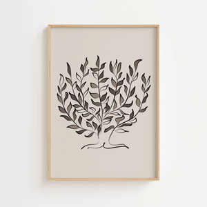 Abstract Flower - Matisse Plakat