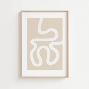 Beige Maze Matisse Plakat