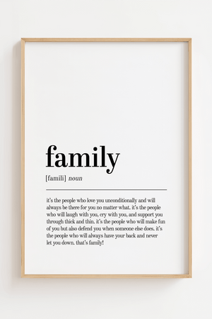 Family - Citatplakat