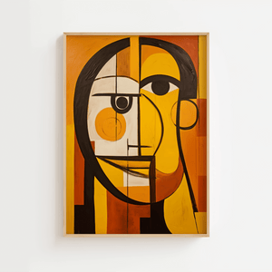 Selvportræt Kubisme 3)  - Picasso Plakat