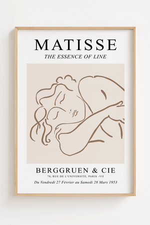 The Essence of Line – Matisse Plakat | Elegant Stregkunst

