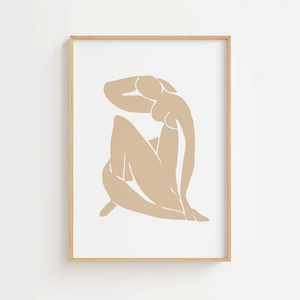 Madame Inside – Matisse Plakat | Poetisk Kvindemotiv