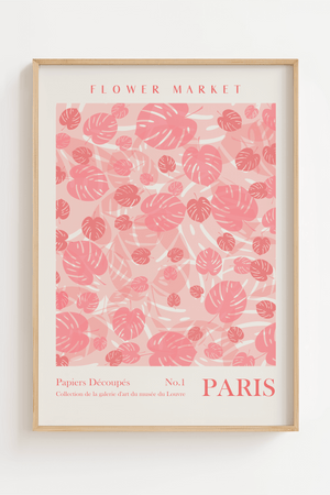 Flower Market Paris No.1 Plakat