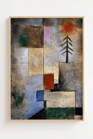 Oval Forest Paul Klee Plakat