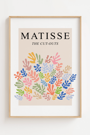 Color Cut-Outs - Matisse Plakat