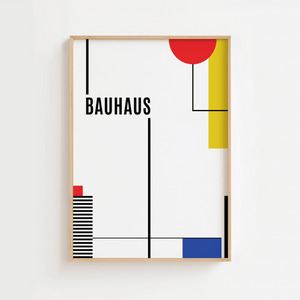 Geometri 2. Bauhaus Plakat