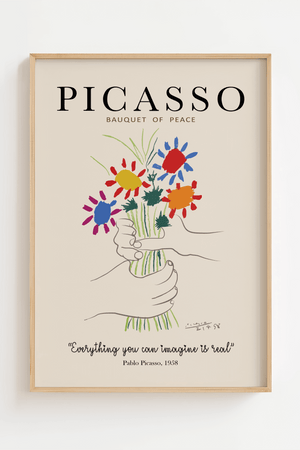 Bauquet of Peace - Picasso Plakat