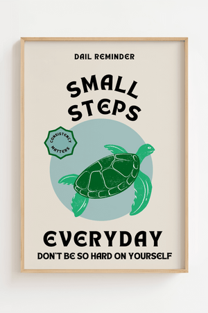 Small Steps Plakat