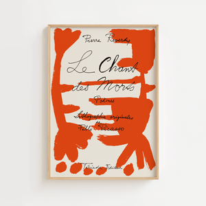 Le Chants Des Morts - Picasso Plakat