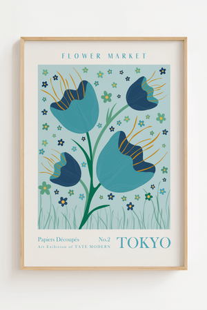 Flower Market Tokyo No.2 Plakat