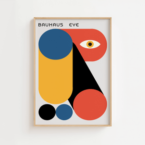 Bauhaus Red Eye Plakat