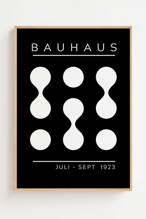 Bauhaus White Spots Plakat