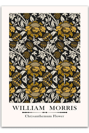 William Morris - Chrysanthemum Flower Plakat