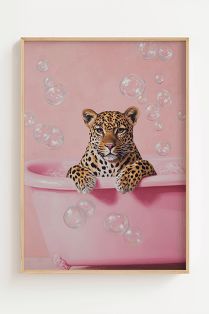 Leopard i badekar