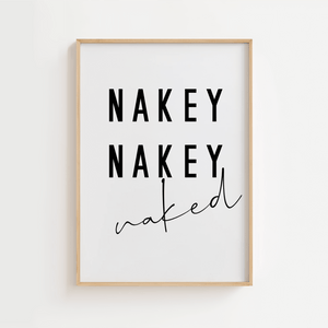 NAKEY NAKEY naked Plakat