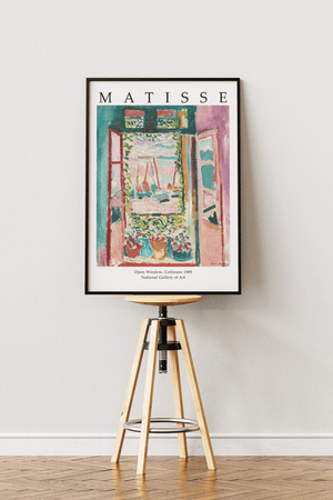 Matisse plakat med maleriet Landscape at Collioure fra 1905 i farverig fauvistisk stil.