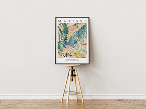 Matisse plakat med maleriet Landscape at Collioure fra 1905 i farverig fauvistisk stil.