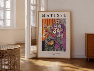 Purple Robe and Anemones - Matisse Plakat