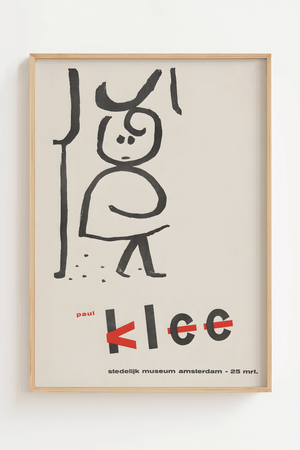 Demon – Paul Klee plakat med abstrakt kunstmotiv fra 1920’erne – modernistisk kunstplakat i tidløs stil.