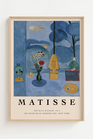 The Blue Window - Matisse Plakat