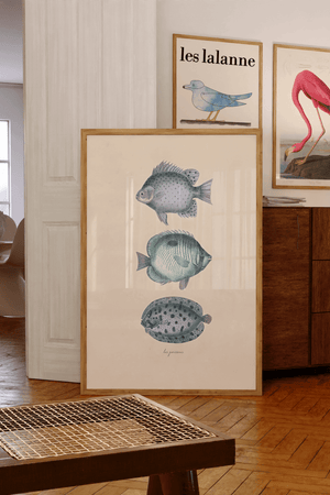3 fisk - Plakat