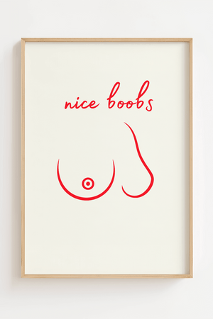 Nice Boobs Plakat