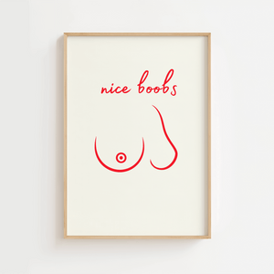 Nice Boobs Plakat
