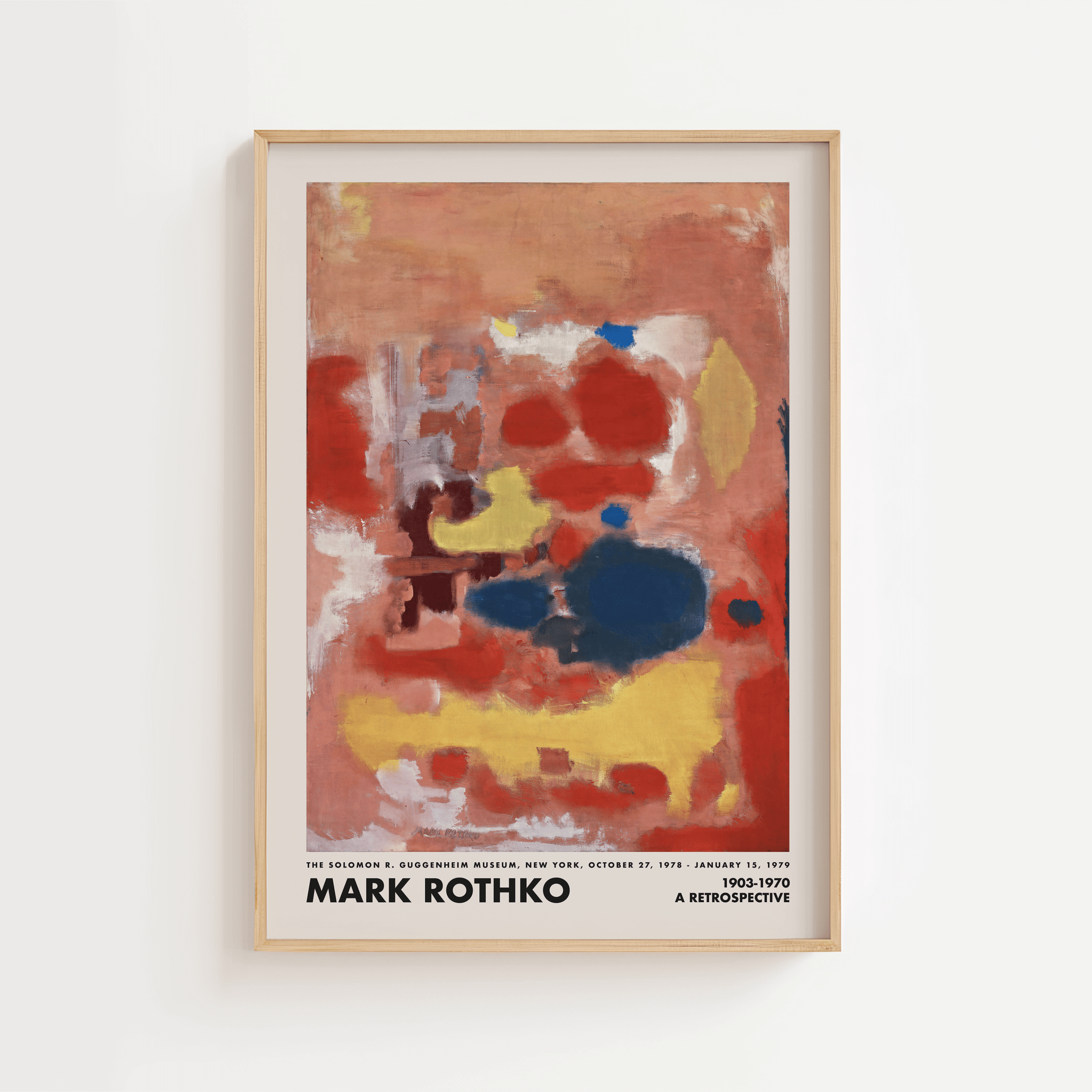 Mark Rothko Logo No.310 – Mark Rothko plakat i farverigt abstrakt udtryk
