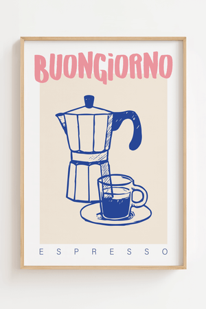 Buongiorno Espresso Plakat
