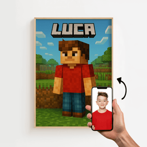 Standard Minecraft Plakat – Lav Din Egen Gamerplakat