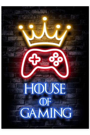 House of Gaming - Gaming Plakat